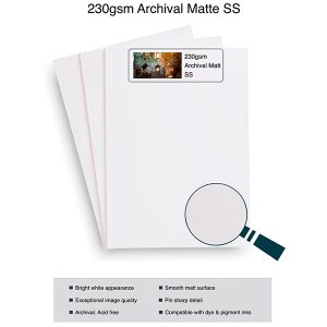 Product Info for 230gsm Archival Matt Paper