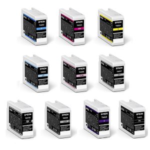 Product Shot of Genuine Epson Ink Cartridges for Epson SC-P700 Printer