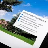 Example of the 300gsm Pearl Paper Colours & Text Reproduction