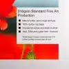Example of the Standard Fine Art Paper Colours & Text Reproduction