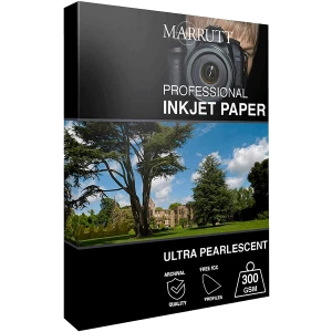 Marrutt 300gsm Ultra Pearlescent Hi-White Paper